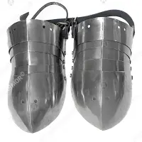 Open European sabatons for buhurt foot protection