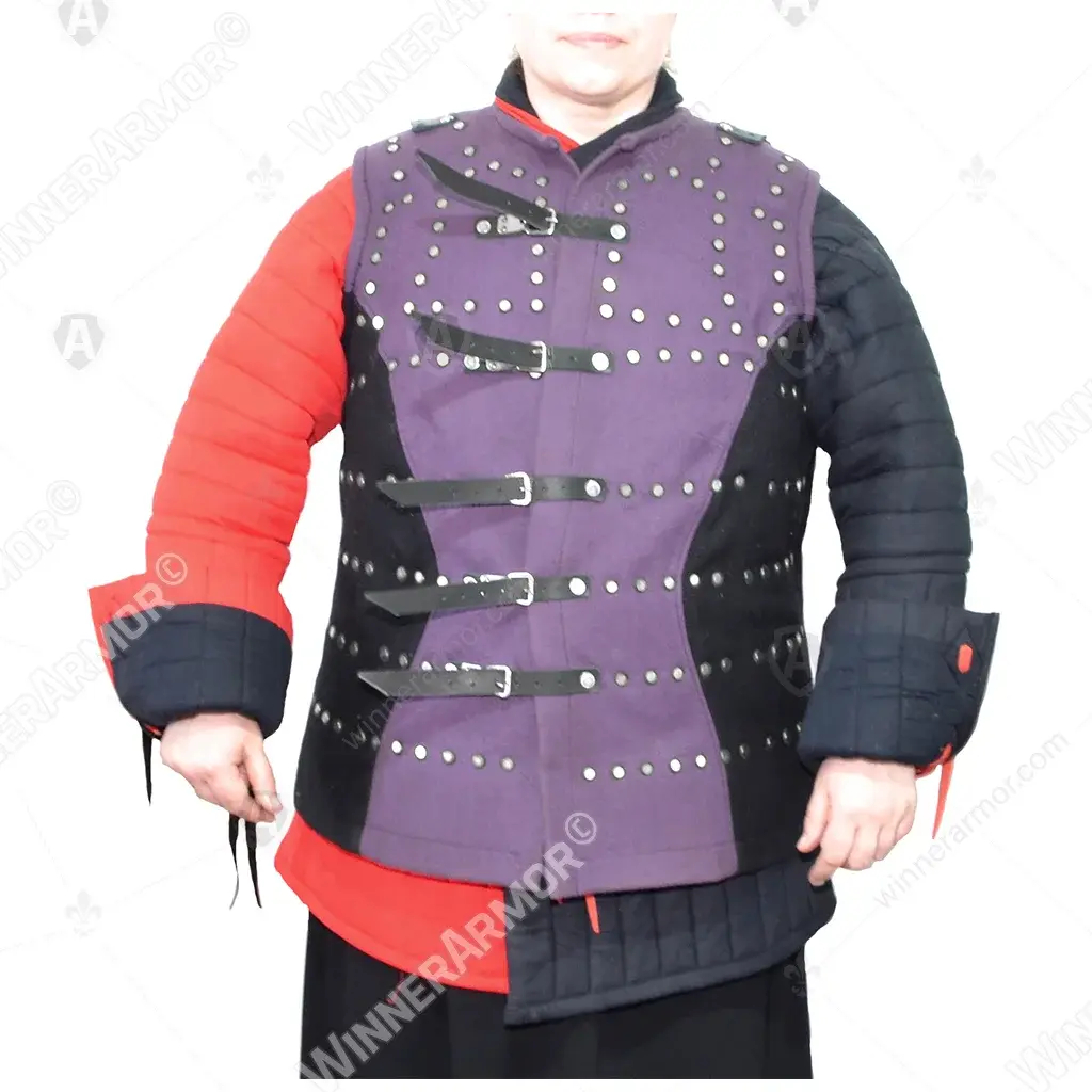 Female brigandine for buhurt armored combat