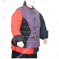 Female brigandine for buhurt armored combat
