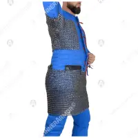 Mail armpits for armpit gap protection in buhurt