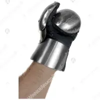 Light shield mitten for buhurt hand protection