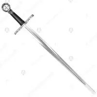 One-handed Sword with Etched Handle for Full Contact