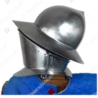 Chapelle Helmet with Gorget for Buhurt Full Contact