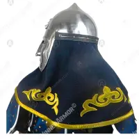 Masked helmet for buhurt — stable fit & vision