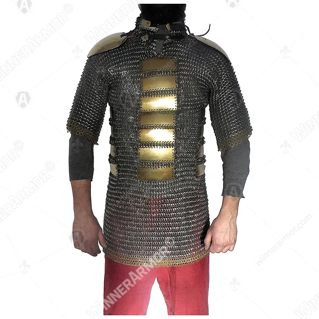 Plated chainmail for buhurt and full-contact fights