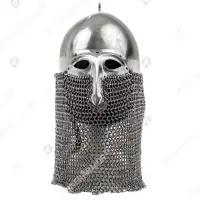 Gorodets Russian Helmet with aventail for buhurt