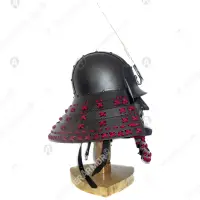 Kabuto helmet with menpo for buhurt full-contact
