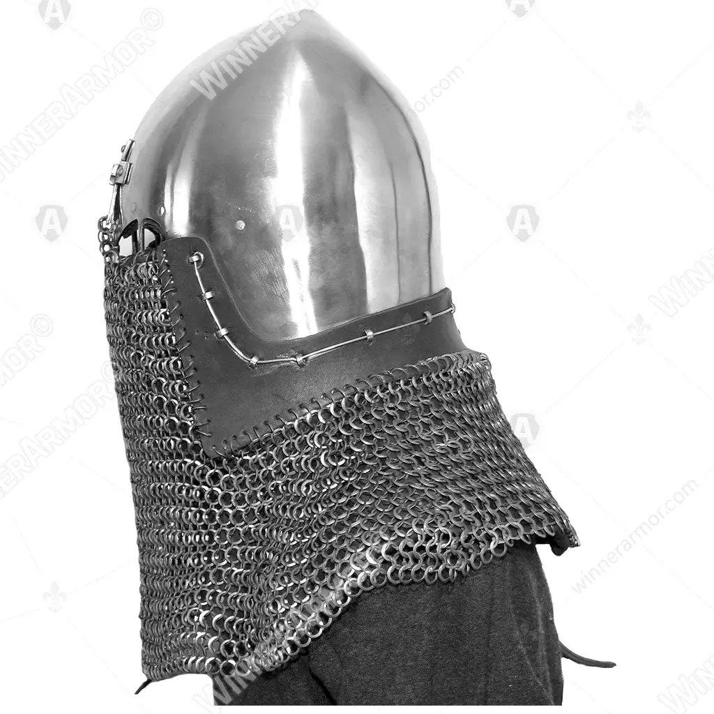 Tournament bascinet for buhurt duels, 14th c