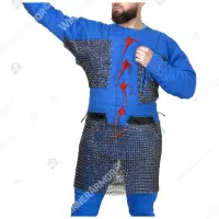 Mail armpits for armpit gap protection in buhurt