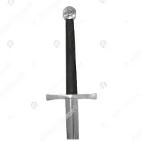 Longsword with round pommel for full contact