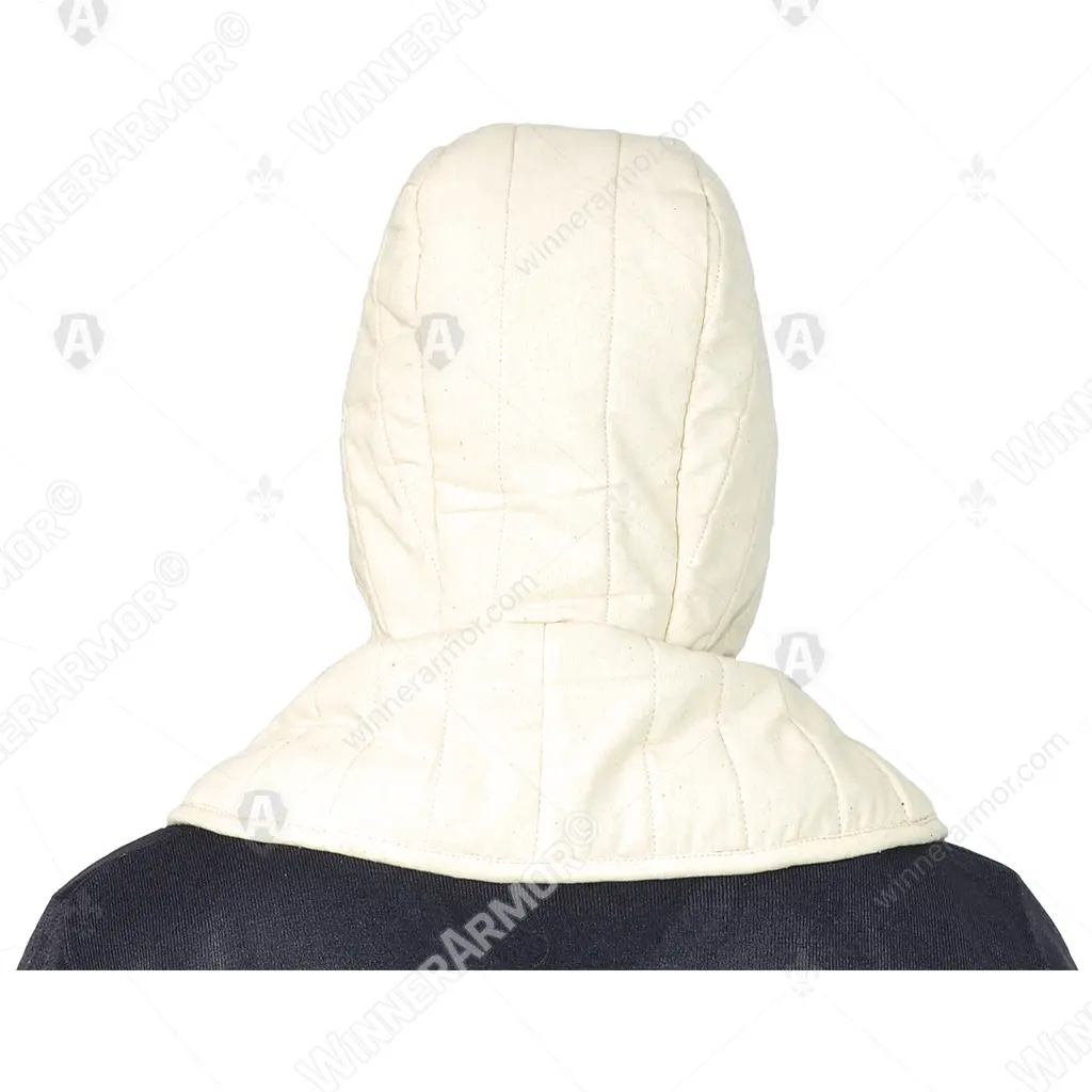 Quilted Coif for Helmet and Mail Coif
