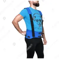 Support belt with adjustable suspenders for plate leg armor