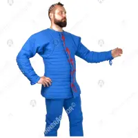 Quilted Pourpoint for Full-Contact Armor — Lacing