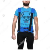 Support belt with adjustable suspenders for plate leg armor