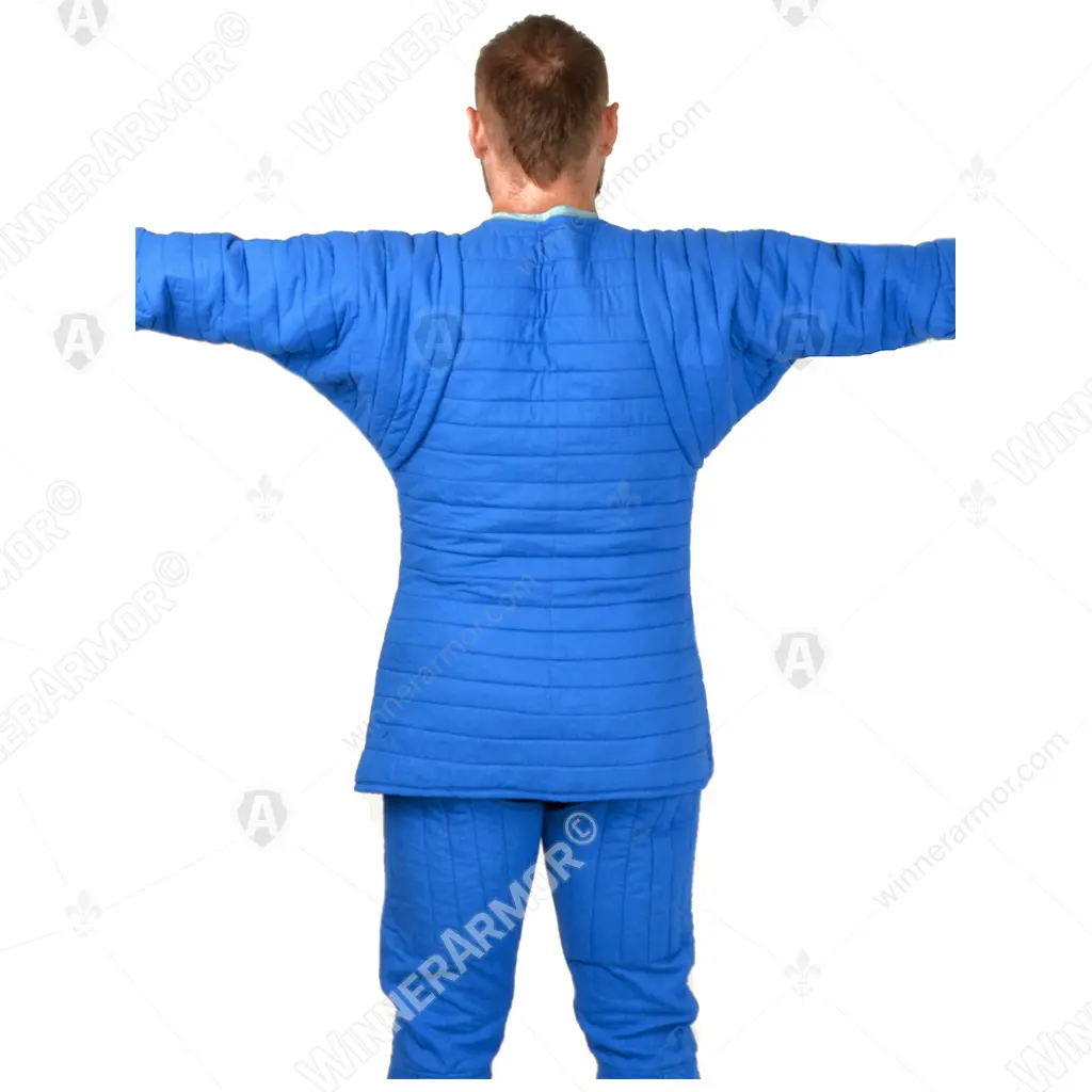 Quilted Pourpoint for Full-Contact Armor — Lacing