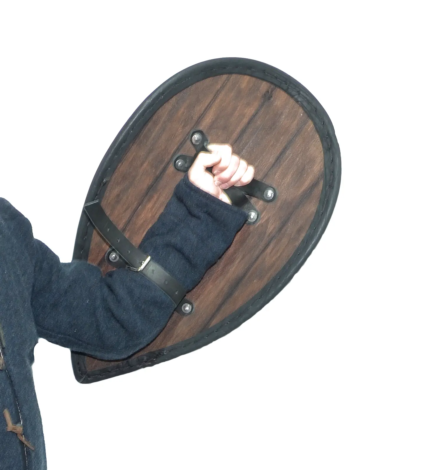 Teardrop combat shield