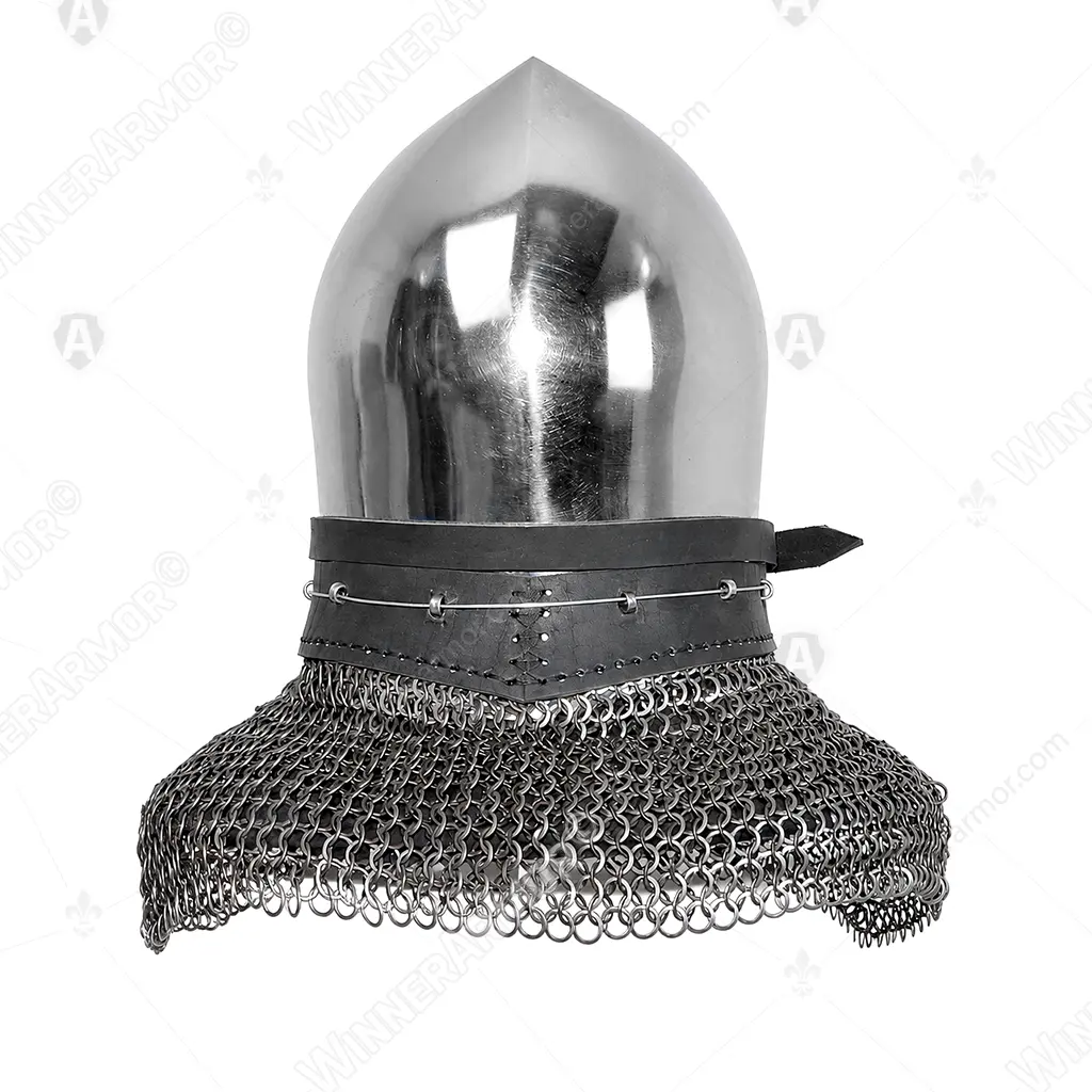 Bavarian Museum Bascinet with Visor for Full Contact