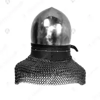 Klappvisor bascinet for buhurt and training