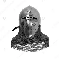 Klappvisor bascinet for buhurt and training